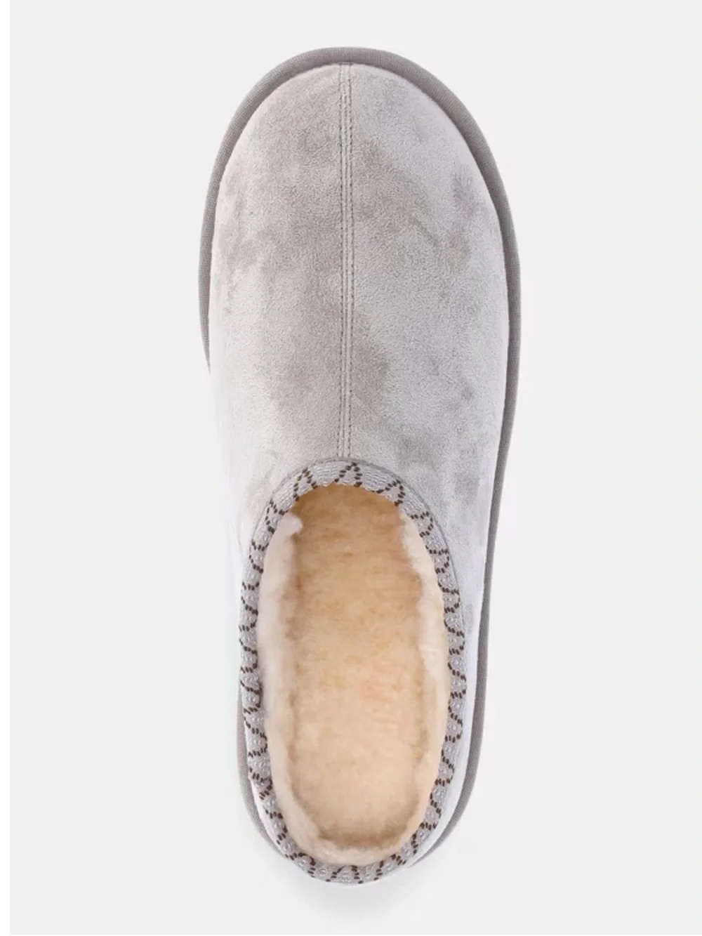 Pawz Women's Hazel Platform Clog Slippers with Faux Fur Lining Size 8 NWT